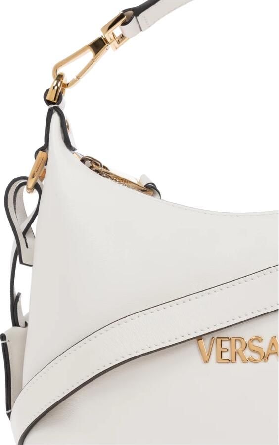 Versace Elegante Schoudertas in Wit en Goud White Dames - Foto 5