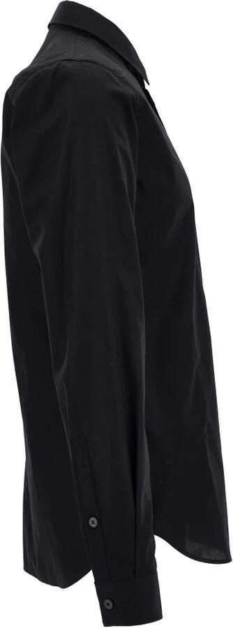 Versace Jeans Couture Zwarte Logo Overhemd met Knoopsluiting Black Heren - Foto 2