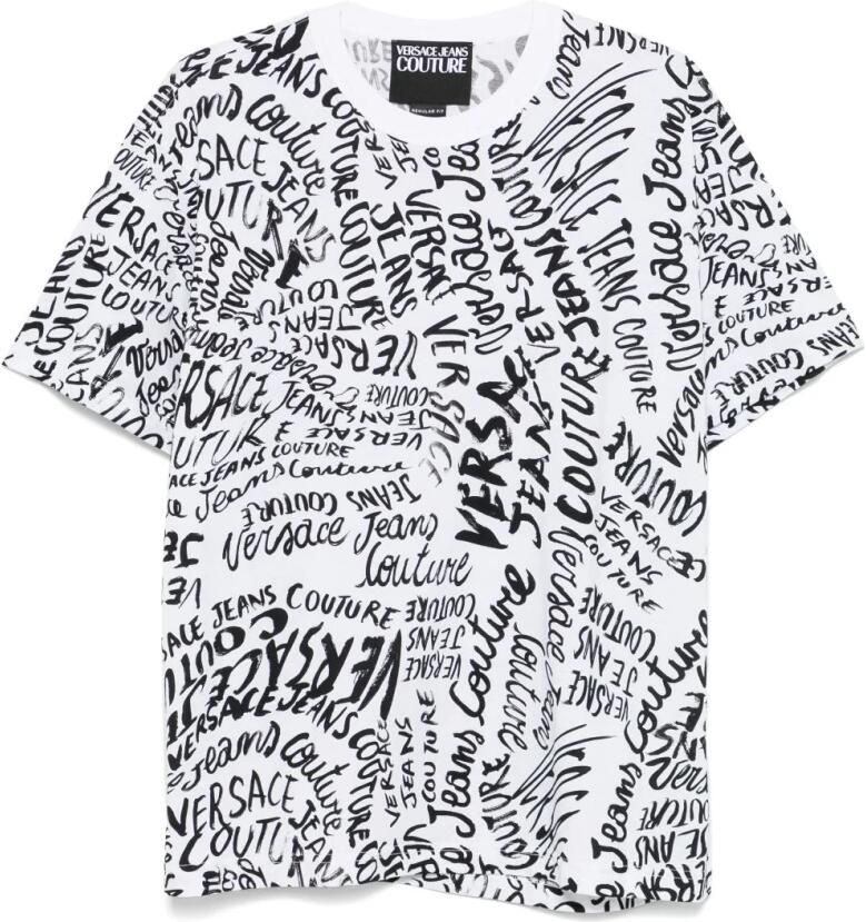 Versace Jeans Couture Heren T-shirts & Polo's in Zwart Multicolor Heren - Foto 4