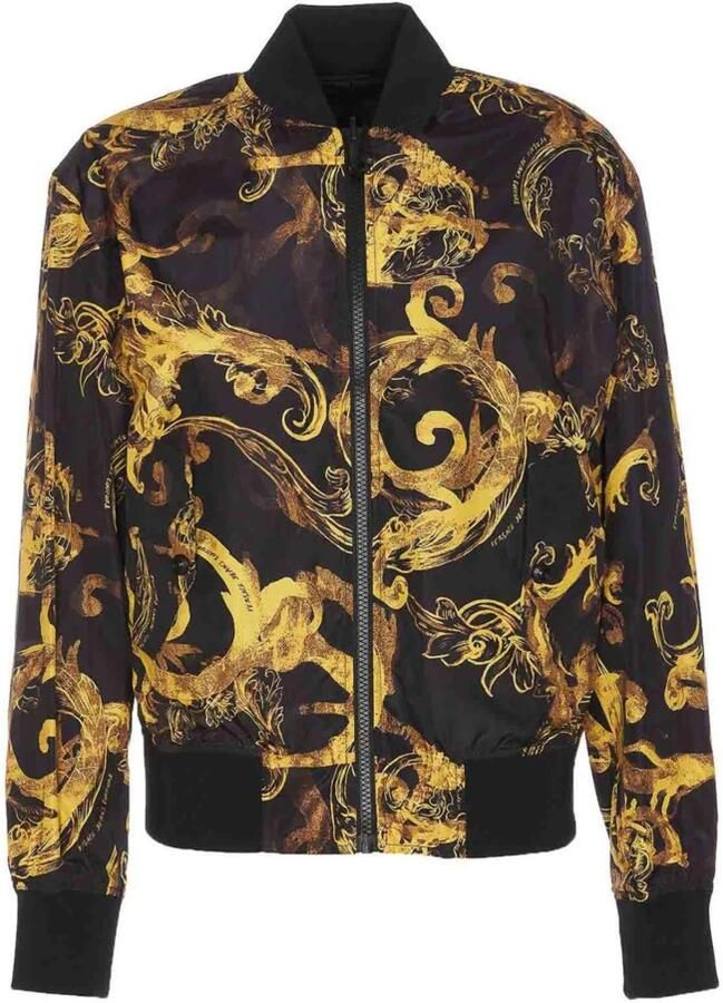 Versace Jeans Couture Waterverf Double-Face Bomberjack Multicolor Heren - Foto 4