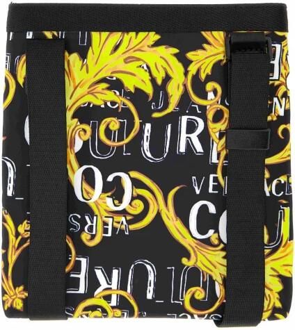 Versace Jeans Couture Zwarte Barok Print Heren Schoudertas Black Heren - Foto 3