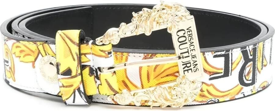 Versace Jeans Couture Multicolor Barokprint Leren Riem 90 Multicolor Dames - Foto 2