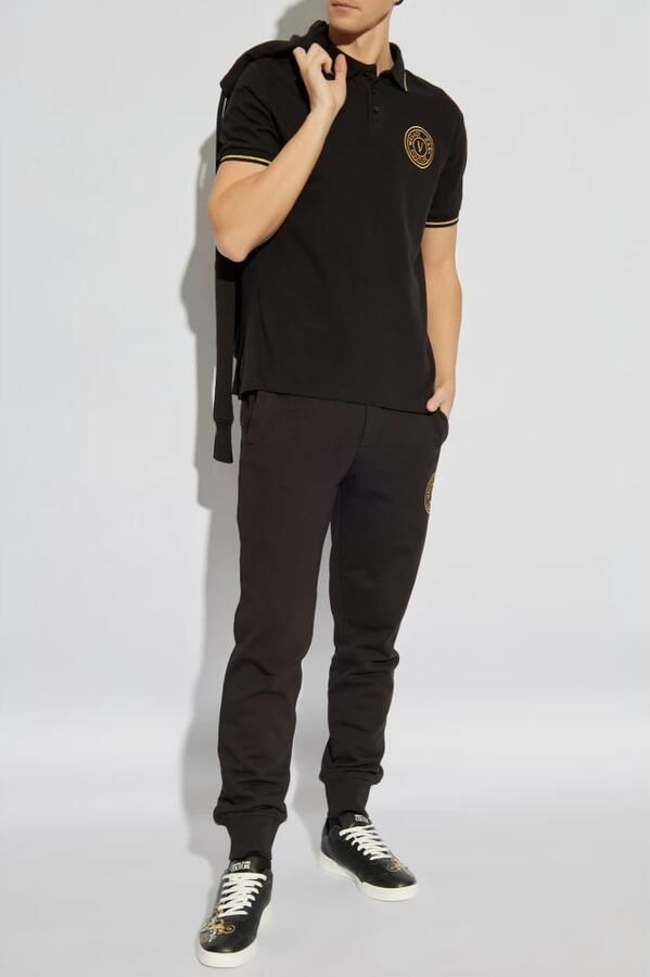 Versace Jeans Couture Stijlvolle T-shirts en Polos Collectie Black Heren - Foto 2