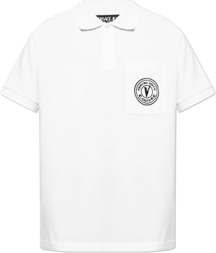 Versace Jeans Couture Polo Shirt Korte Mouw 78GAGT01 - Foto 5