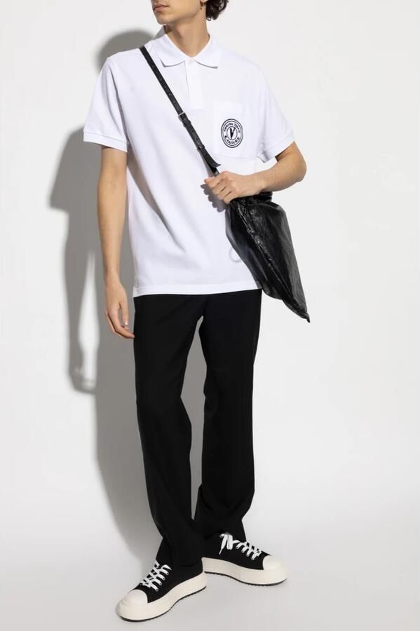 Versace Jeans Couture Polo Shirt Korte Mouw 78GAGT01 - Foto 2