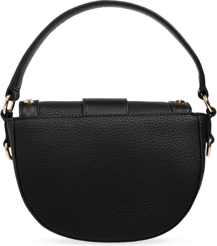 Versace Jeans Couture Zwarte imitatieleren handtas met goudkleurige barokgesp Black Dames - Foto 3