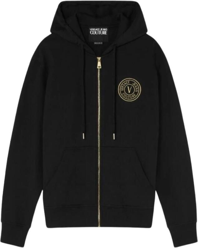 Versace Jeans Couture Stijlvolle Sweatshirts en Hoodies Black Heren - Foto 4