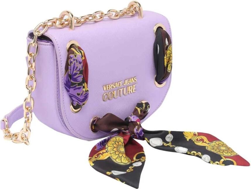 Versace Jeans Couture Paarse Schoudertas voor Vrouwen Purple Dames - Foto 3
