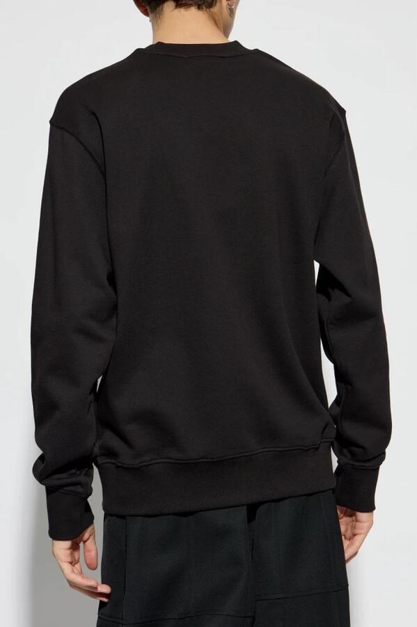 Versace Jeans Couture Zwarte Katoenen Trui met Logodetail Black Heren - Foto 4