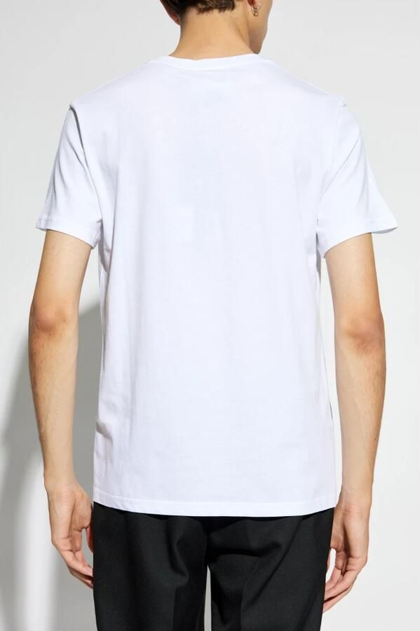 Versace Jeans Couture Witte T-shirt met Versace Jeans Logo White Heren - Foto 4