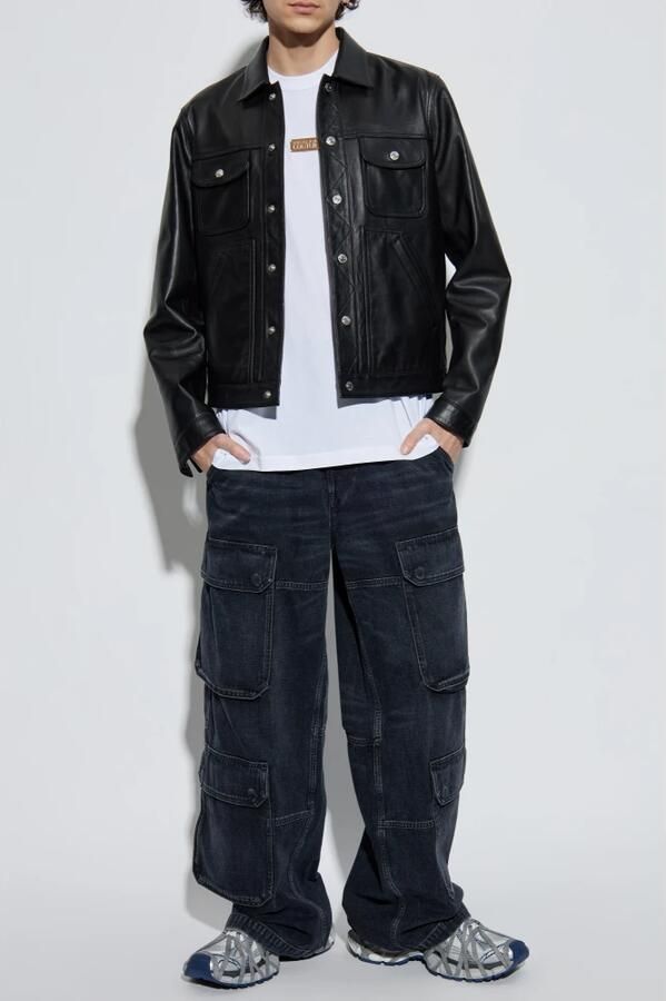 Versace Jeans Couture T-shirt met logo White Heren