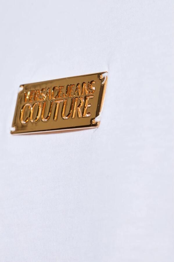 Versace Jeans Couture T-shirt met logo White Heren - Foto 4