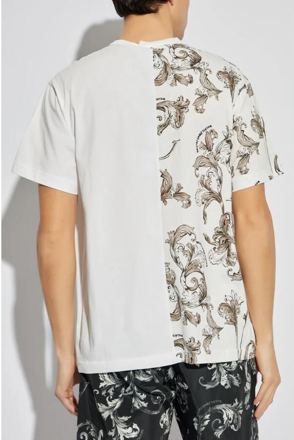 Versace Jeans Couture Bloemenprint Katoenen T-shirt White Heren - Foto 2