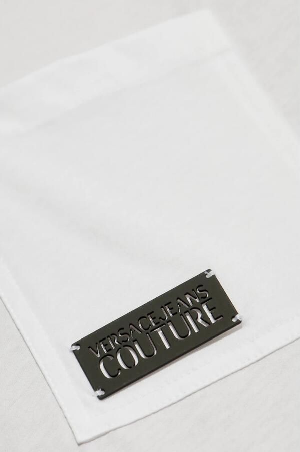 Versace Jeans Couture Bloemenprint Katoenen T-shirt White Heren - Foto 5