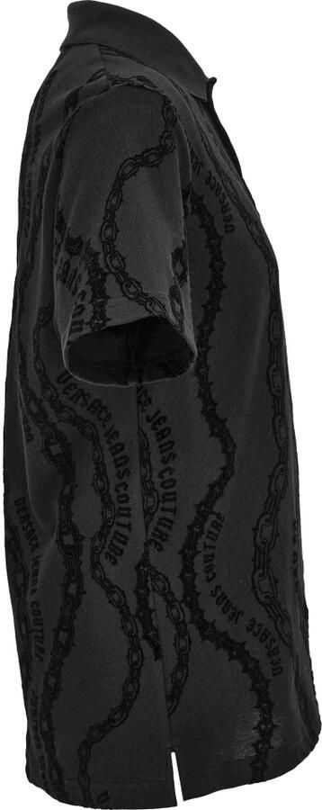 Versace Jeans Couture Zwarte T-shirts & Polos Aw24 Black Heren