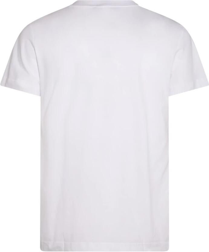 Versace Jeans Couture Gouden V-Embleem Crewneck T-shirt voor Heren White Heren - Foto 3