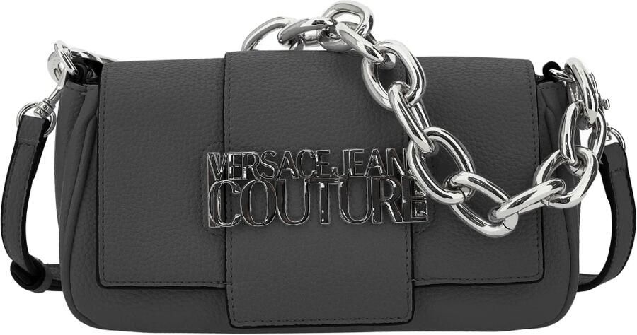 Versace Jeans Couture Zwarte Leren Logo Loop Tas Black Dames - Foto 3