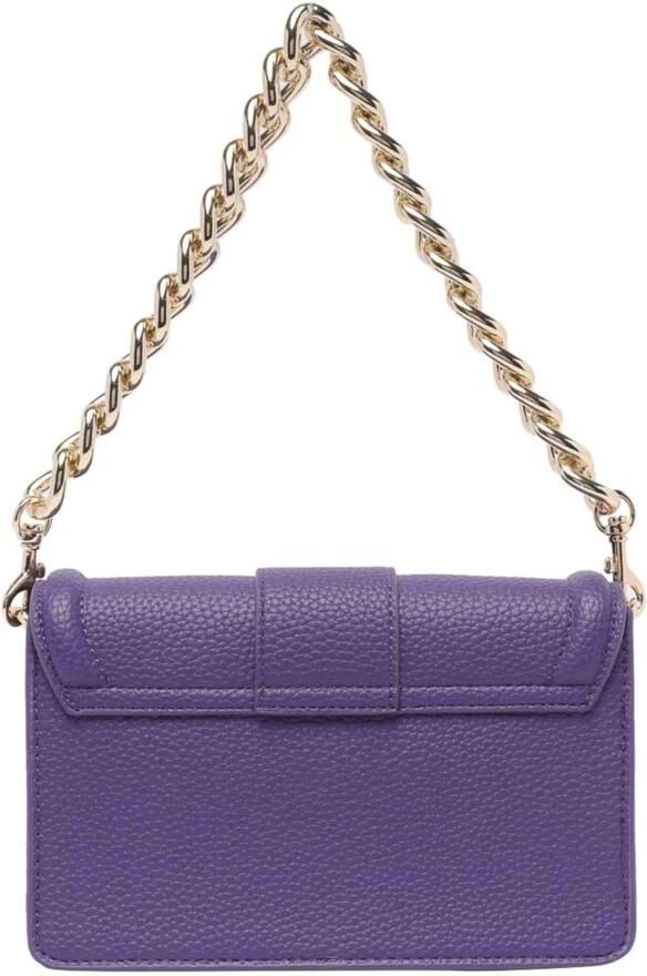 Versace Jeans Couture Paarse Crossbody Tas met Afneembaar Gouden Ketting Detail Purple Dames - Foto 2