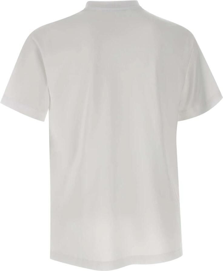 Versace Jeans Couture Wit Katoenen T-shirt met Logozak White Heren