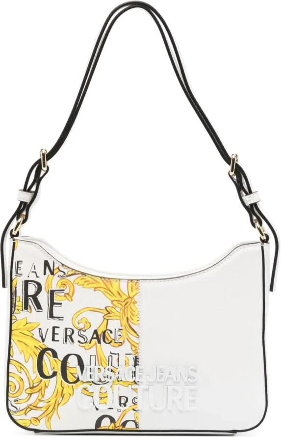 Versace Jeans Couture Witte Barokprint Schoudertas voor Dames White Dames - Foto 3