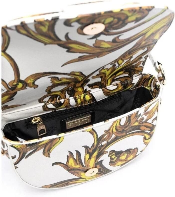 Versace Jeans Couture Witte gouden handtas Multicolor Dames