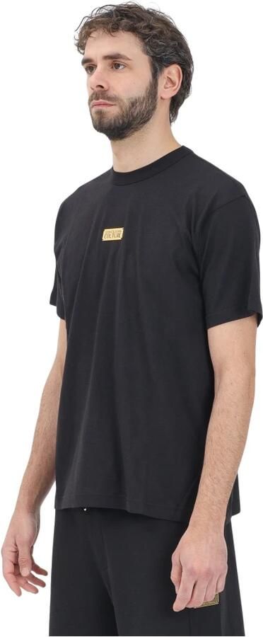 Versace Jeans Couture Zwart T-shirt met Institutioneel Logo Black Heren - Foto 2