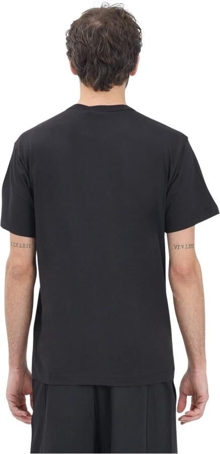 Versace Jeans Couture Zwart T-shirt met Institutioneel Logo Black Heren