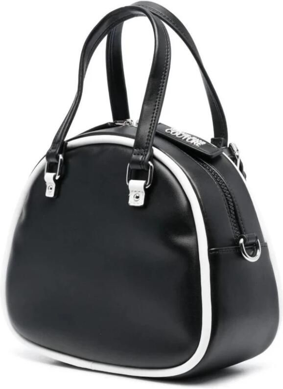 Versace Jeans Couture Zwarte handtas met verstelbare en afneembare schouderband Black Dames - Foto 6