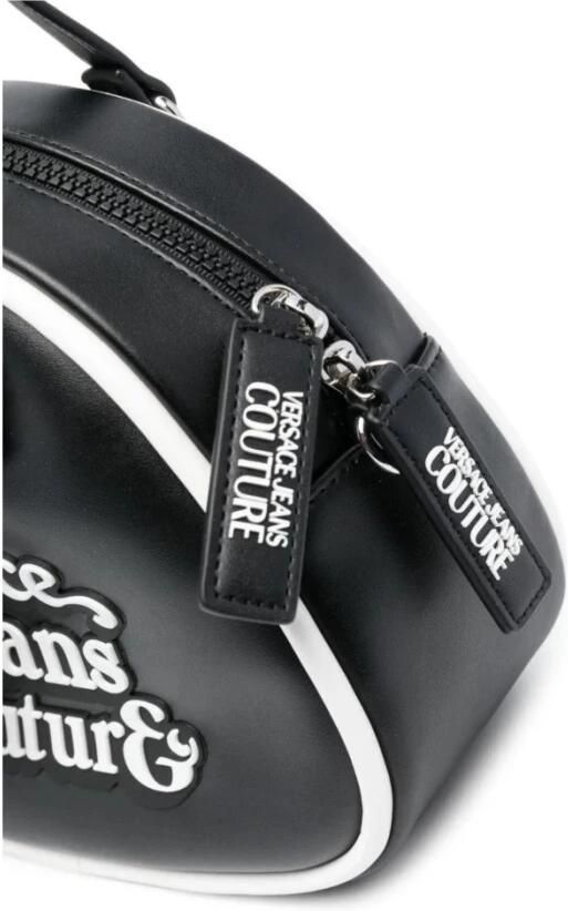 Versace Jeans Couture Zwarte handtas met verstelbare en afneembare schouderband Black Dames - Foto 8