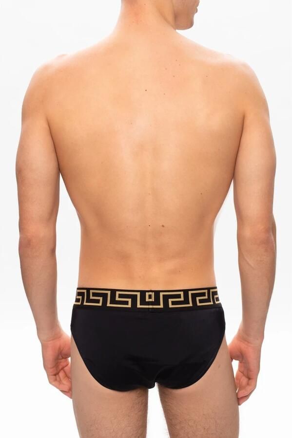 Versace Logo zwembroeken Zwart Heren - Foto 4