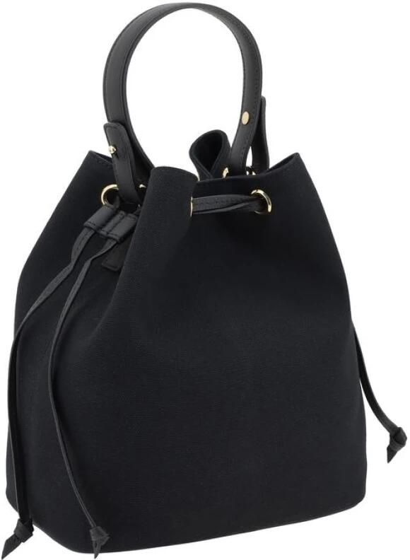 Versace Medusa Bucket Bag met Trekkoordsluiting Black Dames - Foto 6
