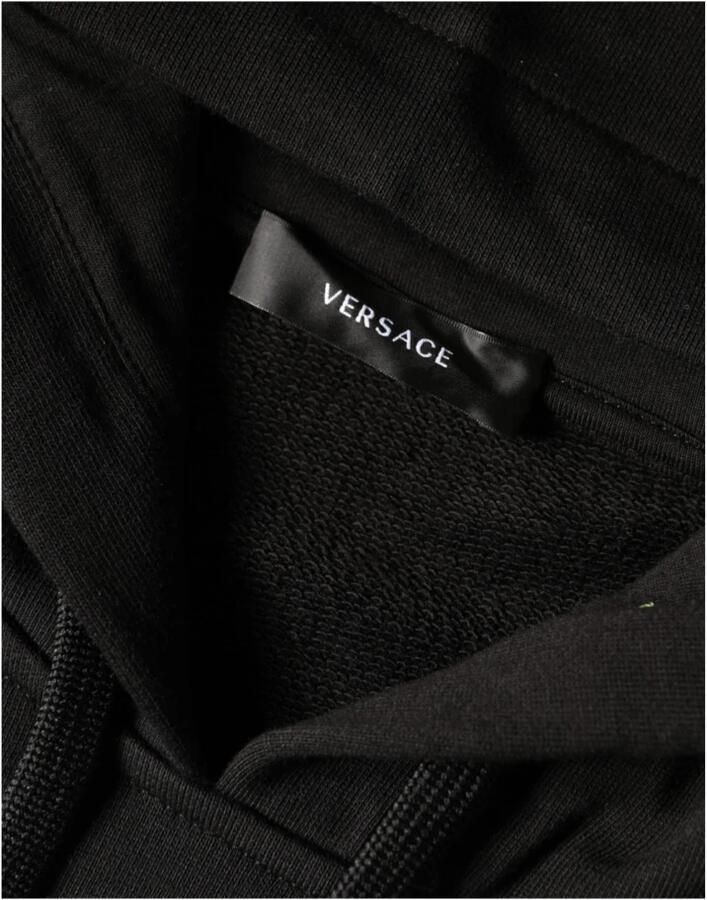 Versace Medusa Print Hoodie Sweater Black Heren