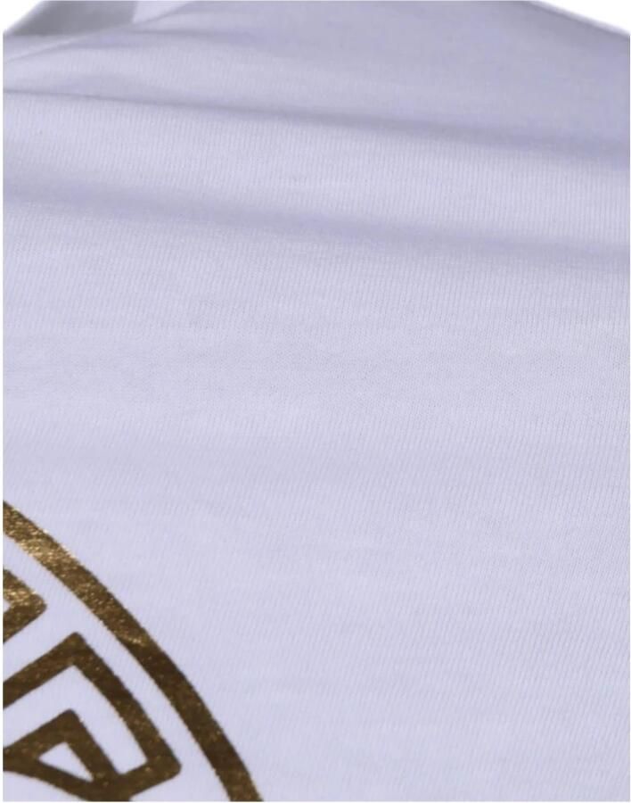 Versace Medusa Print Katoen Crew Neck T-shirt White Heren - Foto 3