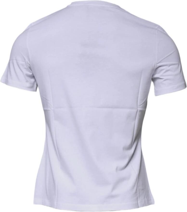 Versace Medusa Print Katoen Crew Neck T-shirt White Heren - Foto 2