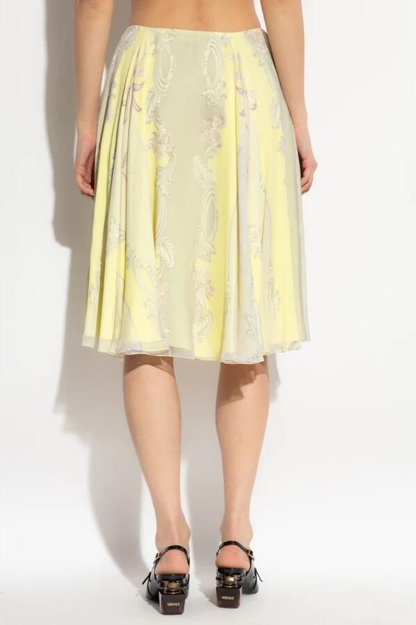 Versace Rok met Medusa Cameo-print Yellow Dames - Foto 4