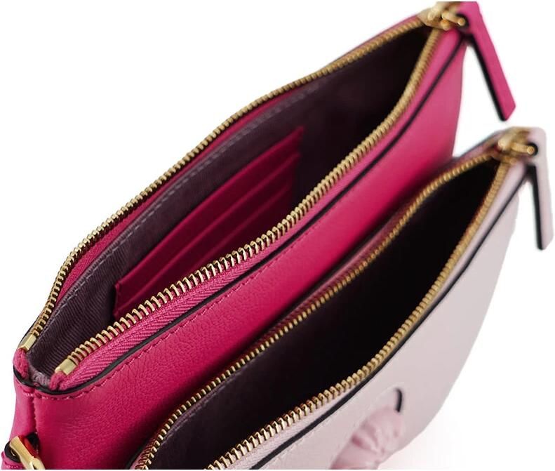 Versace Roze Kalfsleren Clutch TasClutch Tas Pink Dames - Foto 2
