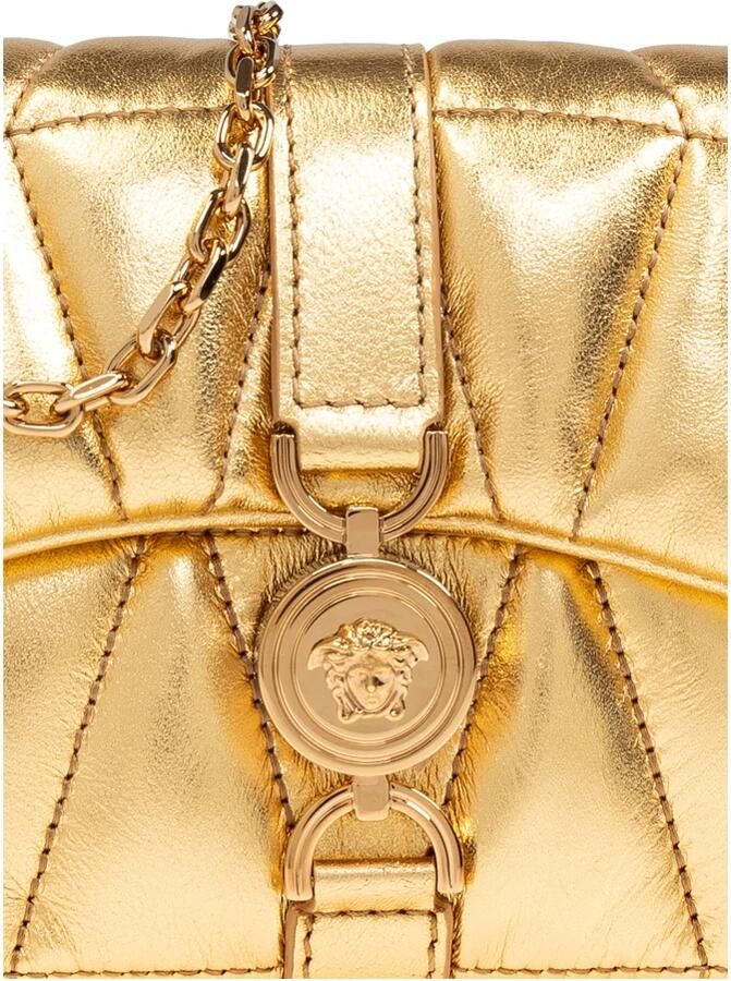 Versace Hobo bags Kleio Mini Crossbody Leather Gold in goud - Foto 3