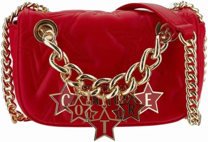 Versace Jeans Couture Rode Schoudertas voor Vrouwen Red Dames