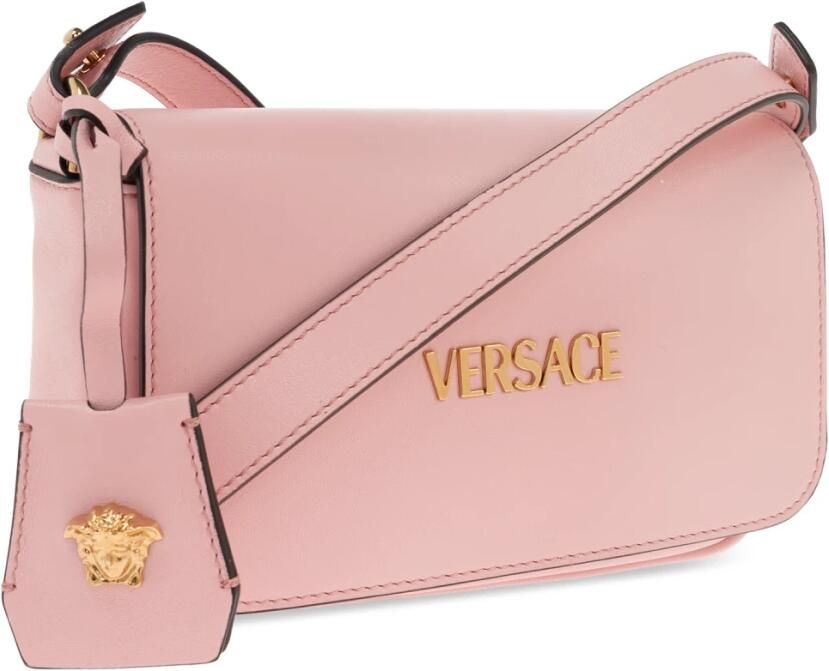 Versace Hobo bags Mini Shoulder Bag Leather Pink in roze - Foto 2