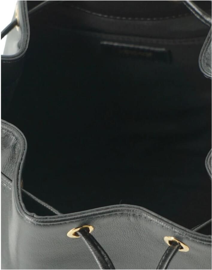 Versace Elegante zwarte leren Medusa Bucket tas Black Dames - Foto 2