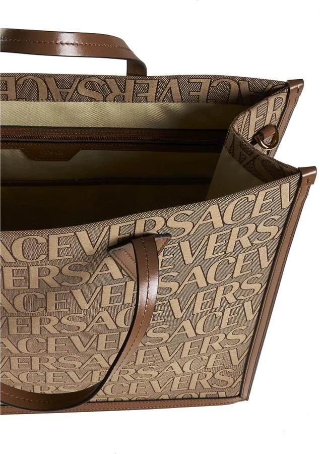 Versace Stijlvolle Grote Tote Tas Brown Heren - Foto 3