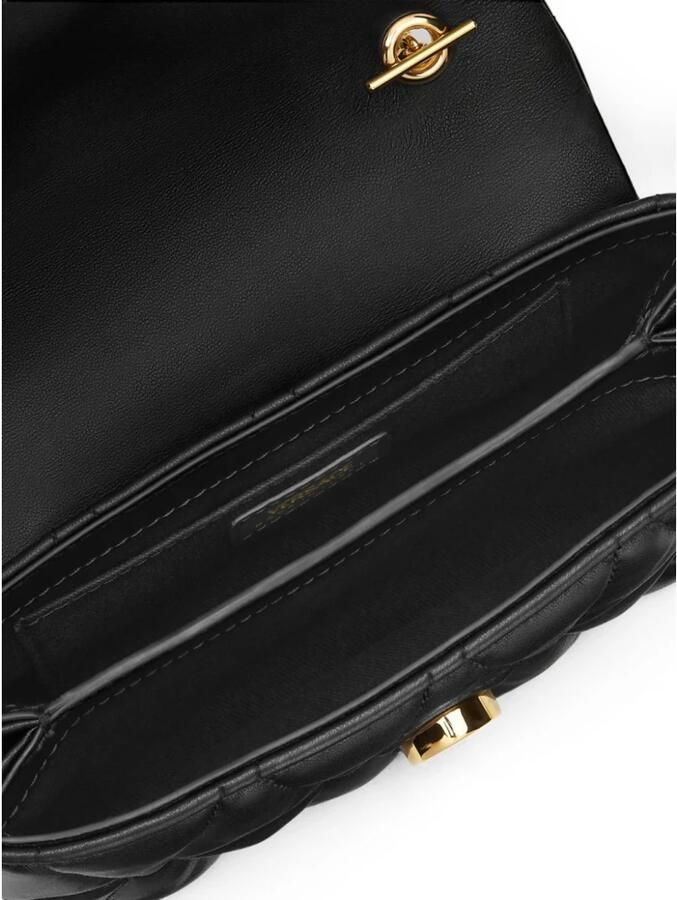 Versace Stijlvolle schoudertas voor dames in zwart en goud Black Dames - Foto 2