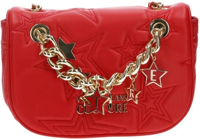 Versace Jeans Couture Scharlakenrode Synthetische Schoudertas Red Dames