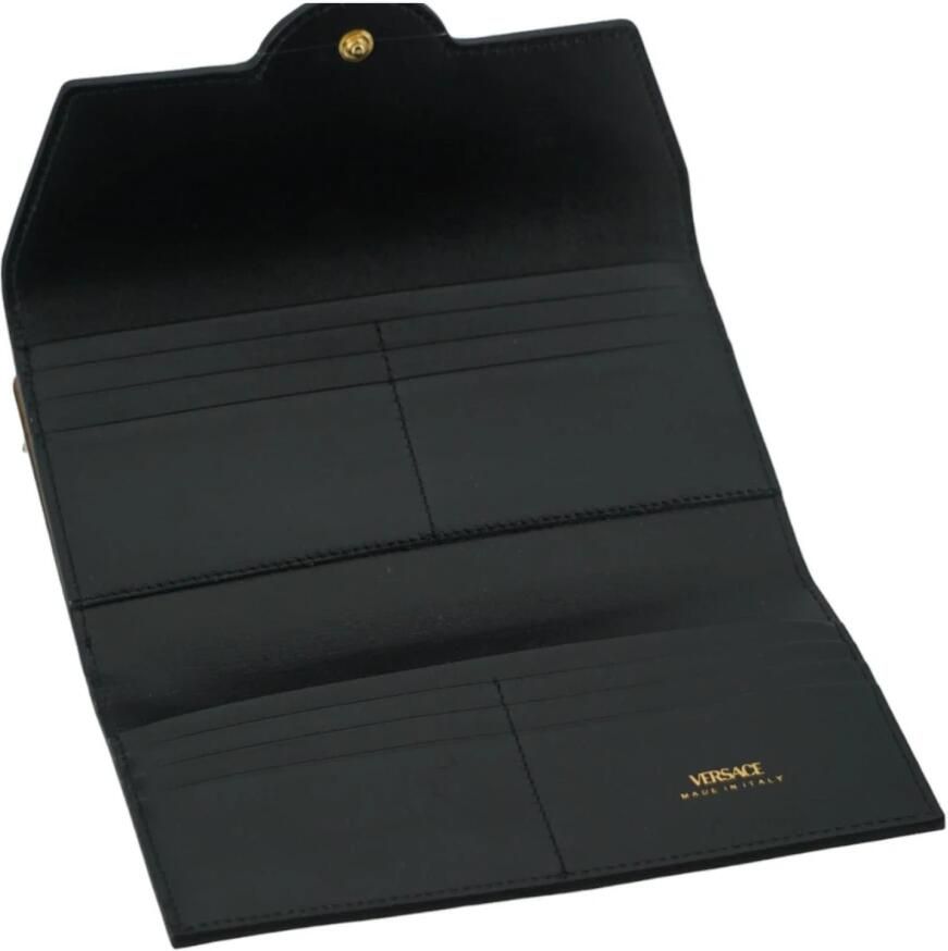 Versace Portemonnee Medusa Bifold Portemonnee Bruin Leer