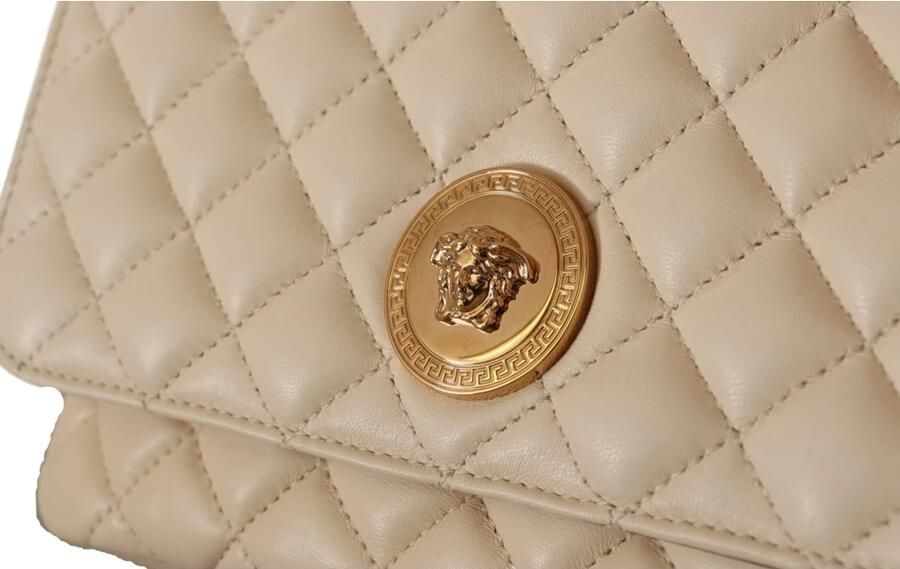 Versace Schoudertas Medusa gewatteerde lederen crossbody - Foto 5