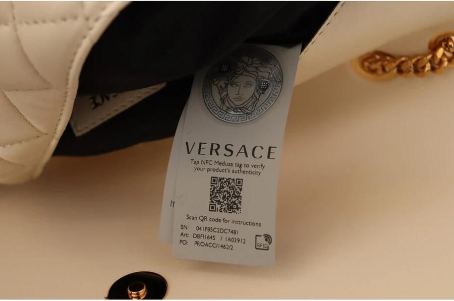 Versace Schoudertas Medusa gewatteerde lederen crossbody - Foto 4