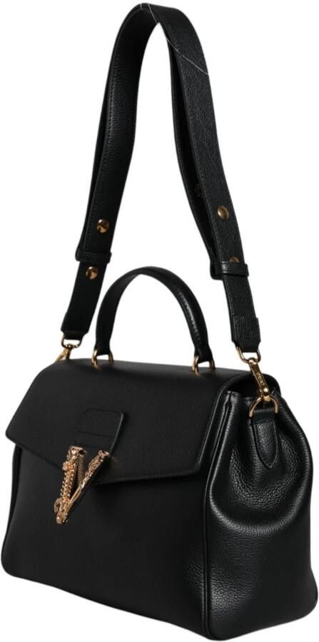 Versace Handtas Medusa lederen tas met handvat aan de bovenkant - Foto 5