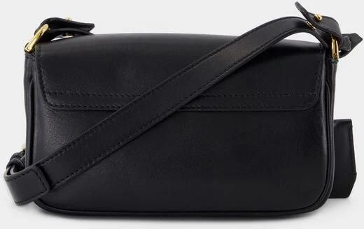 Versace Schoudertas Leren schoudertas met verstelbare riem en magnetische flap - Foto 8