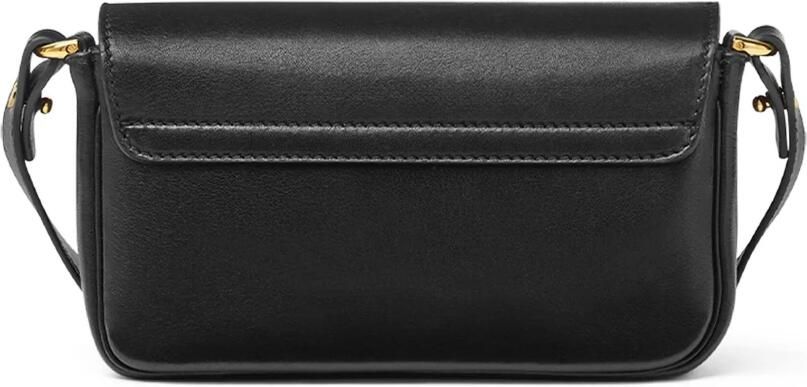 Versace Schoudertas Leren schoudertas met verstelbare riem en magnetische flap - Foto 5