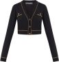 Versace Geknipte cardigan Black Dames - Thumbnail 1